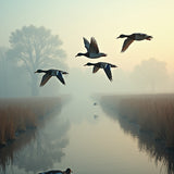MARSH & FIELD — Premium Waterfowl Guide Website Template — MF gallery 01 ducks fly