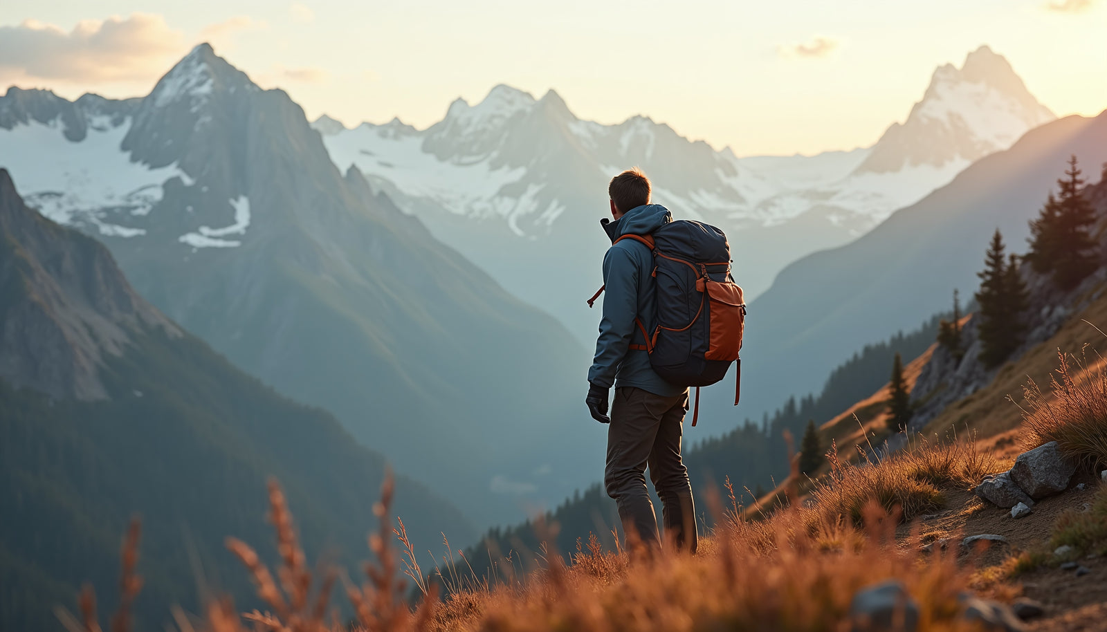 NORTHWIND OUTFITTERS — Premium Backpacking / Wilderness Website Template — NW hero alpine ridge