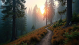 NORTHWIND OUTFITTERS — Premium Backpacking / Wilderness Website Template — NW hero forest trail