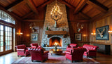 THE OLD LODGE — Hunt Camp Interactive Member Portal — OL hero great room