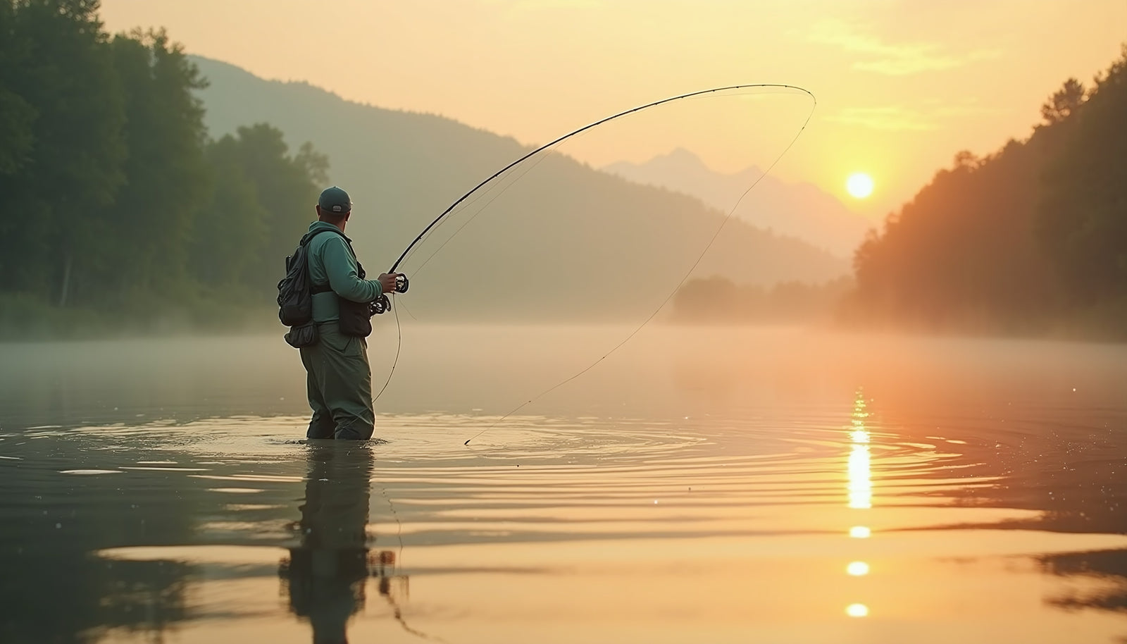 STILLWATER GUIDES — Premium Freshwater Fishing Guide Website Template — SW hero dawn river